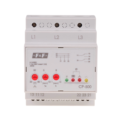 Three-phase voltage relay CP-500 without N