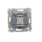 Three-position shutter switch 1-0-2, white