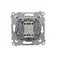Three-position shutter switch 1-0-2, white