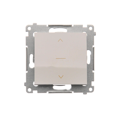 Three-position shutter switch 1-0-2, white