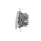 Three-position shutter switch 1-0-2, white