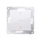 Three-position shutter switch 1-0-2, white
