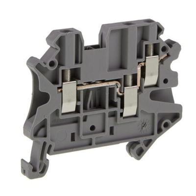 Through terminal block UT 4-TWIN 4mm2 500V grey
