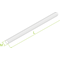 Tige filetée fil galvanisé 12mm longueur 3000mm