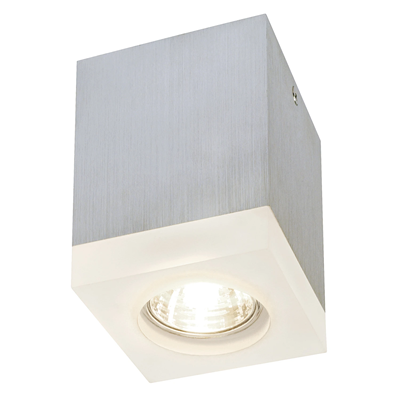 Tigla SQUARE aluminum matt GU10