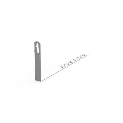Tile holder L=330mm with hook, galvanized