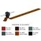 Tile holder, universal latch, length 28, height 3.5 cm, painted black