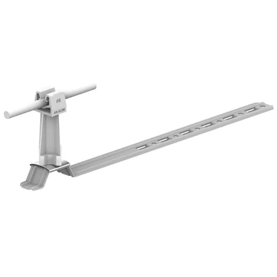 Tile holder, universal latch, length 42cm, height 7cm, hot-dip galvanized gray
