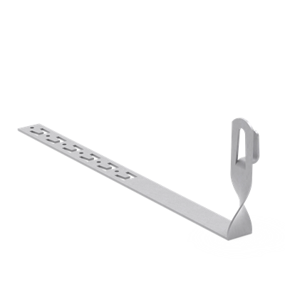 Tile holder with clip clamp 415x100mm