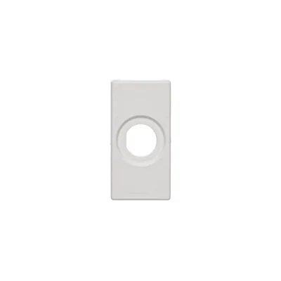 Tile K45/2 22, 5x45mm with a hole diam. 14mm, pure white