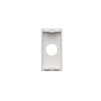 Tile K45/2 22, 5x45mm with a hole diam. 14mm, pure white