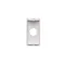 Tile K45/2 22, 5x45mm with a hole diam. 14mm, pure white