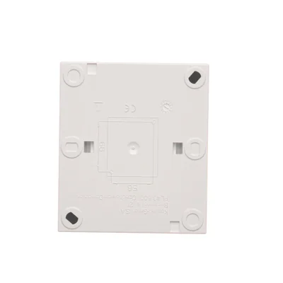 Timbre de superficie Simon Aquaclick WA-CD1Lxxx-xx-11xx con iluminación, IP44, 10AX, 250V~, terminales de tornillo; blanco