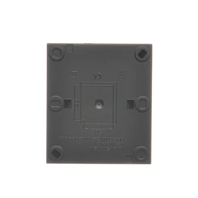 Timbre de superficie Simon Aquaclick WA-CD1Lxxx-xx-49xx con iluminación, IP44, 10AX, 250V~, terminales de tornillo; negro