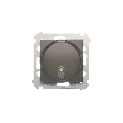 Timbre electrónico (módulo) 230V, marrón mate (metálico)