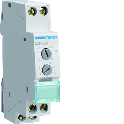 Time relay 12-230VAC/12-48VDC 1P 8A impulse