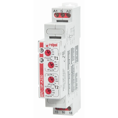 Time Relay 230V AC 1P AgSnO2 16A / 250V AC