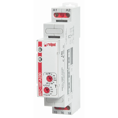 Time Relay 230V AC 1P AgSnO2 16A / 250V AC