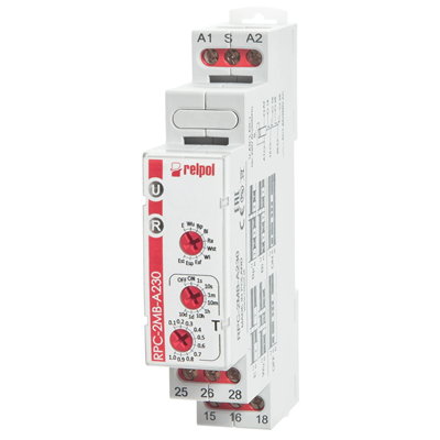 Time Relay 230V AC 1P AgSnO2 8A / 250V AC