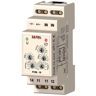 Time relay 24V AC/DC TYPE: PCM-10/24V