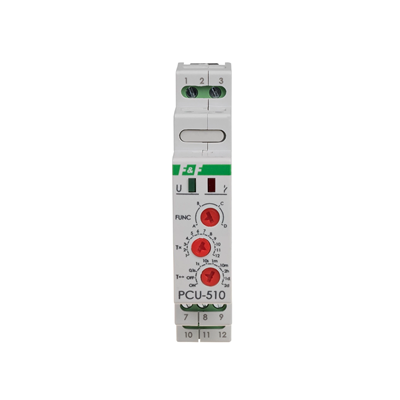 Time relay contact: 2xNO/NC 12V AC/DC