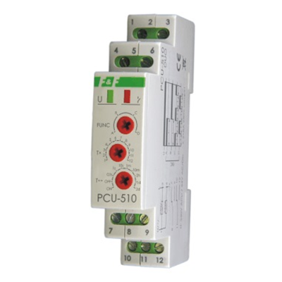 Time relay contact: 2xNO/NC 12V AC/DC