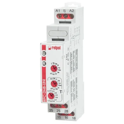 Time relay RPC-2MA-UNI 2P 12...240 V AC/DC 8 A / 250 V AC