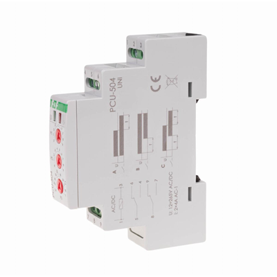 Time relay with support after power failure