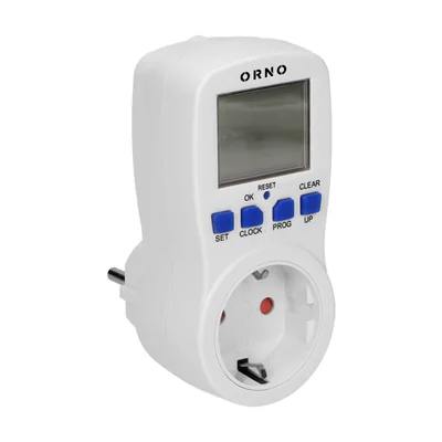 Timer elettronico, 16 programmi, versione Schuko