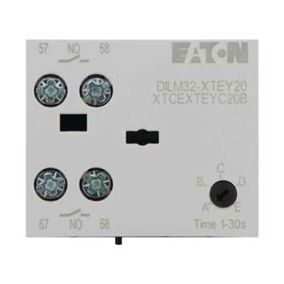 Timer module, 100-130VAC, 1-30s, star delta