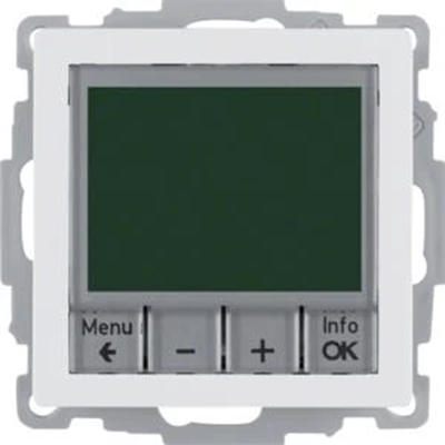 Timer temperature controller with center piece white velvet Q.1