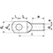 Tinned tubular terminal KCR 8-35 20pcs