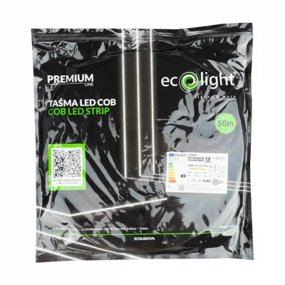 Tira de LED COB 480 9W/m 3000K 990lm/m 12V IP20 50mP
