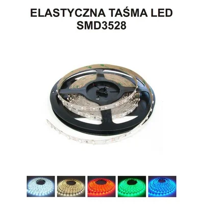 Tira de LED SMD 3528 DC12V blanco frío 6400K impermeable 5M 300 diodos