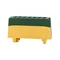Tira protectora ZPI de 7 módulos (7x16 mm²) - amarillo/verde IP20
