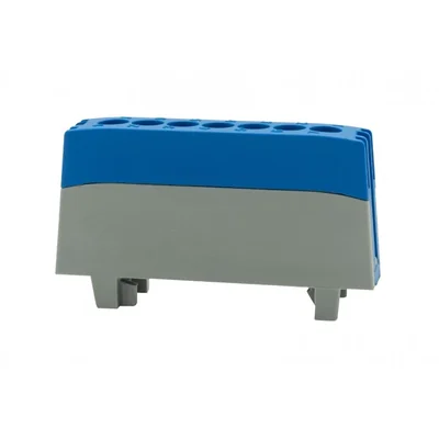 Tira protectora ZPI de 7 módulos, 7x16mm2 - azul, IP20