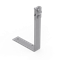 Tirador angular atornillado galvanizado