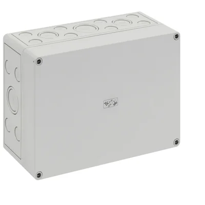 TK PC 2518-11-m Leere Gehäuse, Schutzart IP66, Schlagfestigkeit IK08, Schutzart II, Ui 690 V AC, Ui 1000 V DC, UL, DLG, DNV, halogenfrei