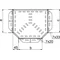 TKJ50H60 T-Stück für U-Profile, Blechdicke - 1 mm