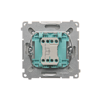 Tlačítko osvětlení s podsvícením (modul) 10A 250V nerezové šroubové svorky (kovové)