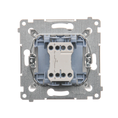 Tlačítko "Světlo" (modul) 10A 230V bílé rychlospojky