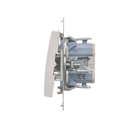 Tlačítko "Světlo" (modul) 10A 230V bílé rychlospojky