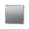 Tlačítko "Světlo" (modul) 230V, metalíza inox