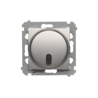 Tlakový a dálkově ovládaný stmívač (modul) 20-500W, stříbrný (metalický)