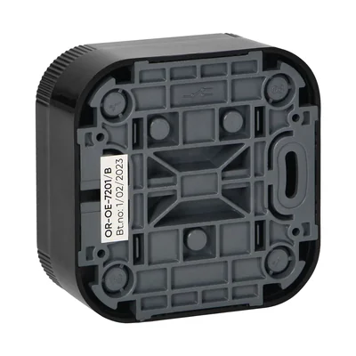 ToDo IP20 10A 230V AC black luminaire switch