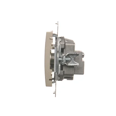 Toma de antena satélite doble SAT-SAT-RTV (módulo) oro (metálico)