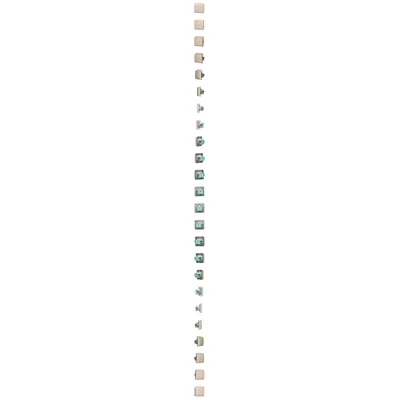Toma de corriente con conexión a tierra (módulo), con interruptores de paso de corriente, resistente a salpicaduras IP44, 16 A, 250 V, terminales de tornillo, beige