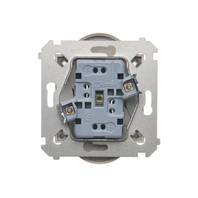 Toma de corriente doble sin toma de tierra con persianas (módulo) 16A 250V oro (metálico)