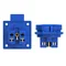 Toma de corriente panel 230V SCHUKO azul entrada de cables trasera (estándar) IP55