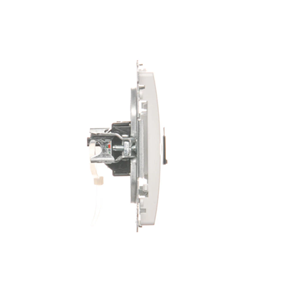 Toma de ordenador individual RJ45 cat.6 con guardapolvo (módulo) blanco